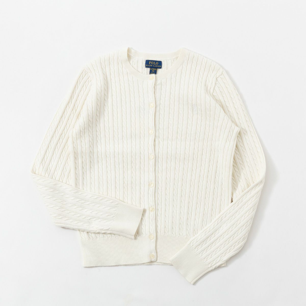ポロ ラルフローレン ミニ ケーブル コットン カーディガン POLO Ralph