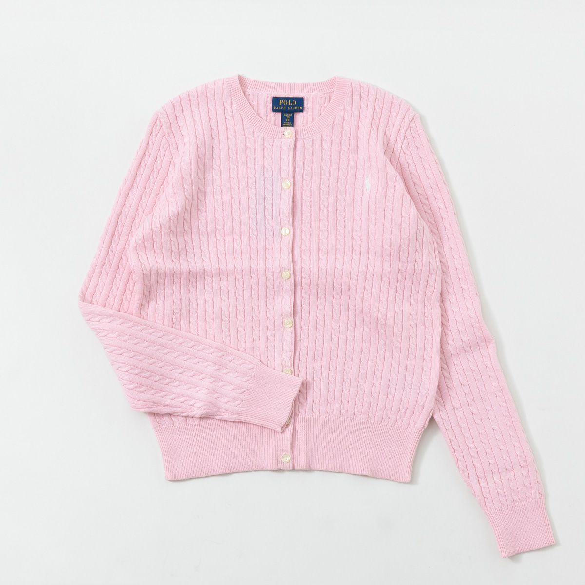 ポロ ラルフローレン ミニ ケーブル コットン カーディガン POLO Ralph
