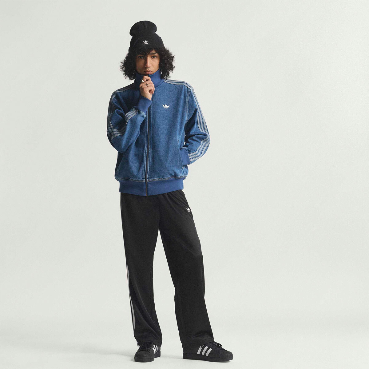 adidas アディカラー　デニム　ファイヤーバード　トラックジャケット アディカラー デニム ファイヤーバード トラックトップ / ジャージ