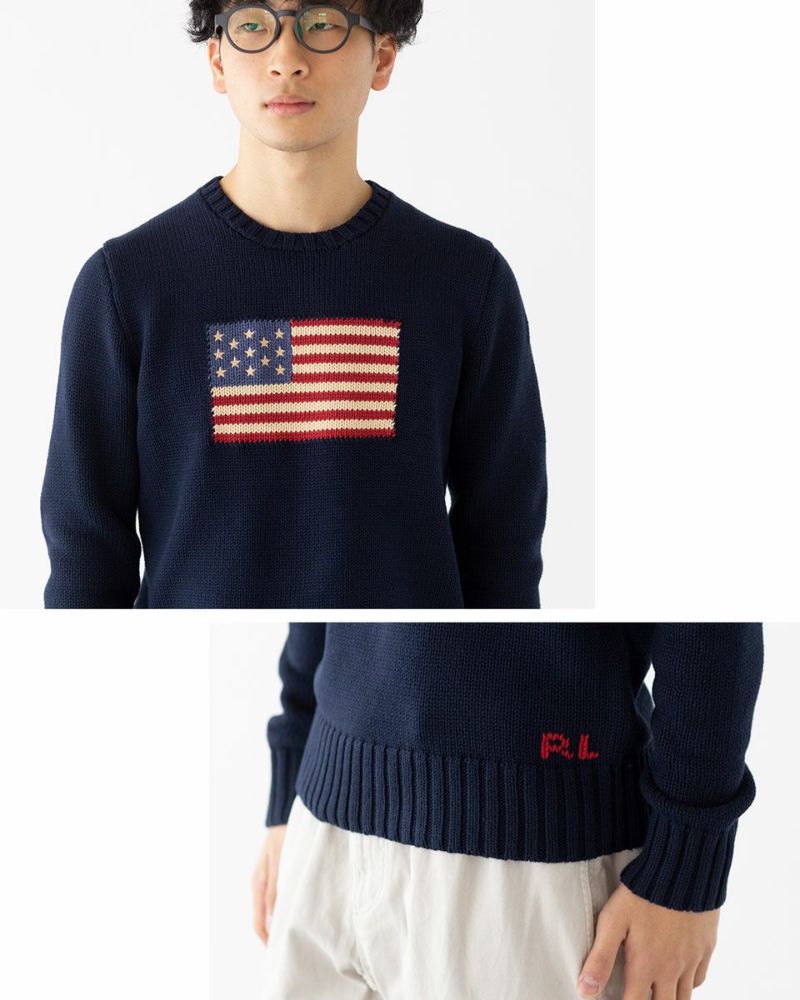 POLO RALPH LAUREN - ラルフローレン レディース 星条旗ニット