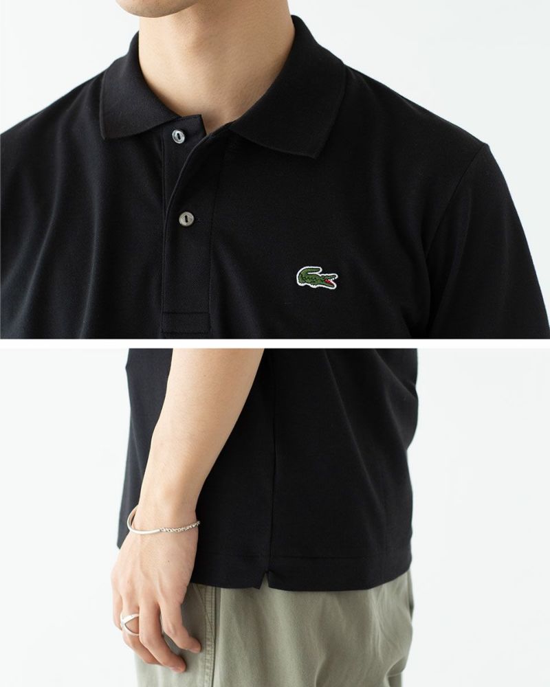 数回着用　LACOSTE L.12.12 LIGHT ブラック ポロシャツ 5 ラコステ L1212 ポロシャツ ライト LACOSTE L.12.12 ストレッチ