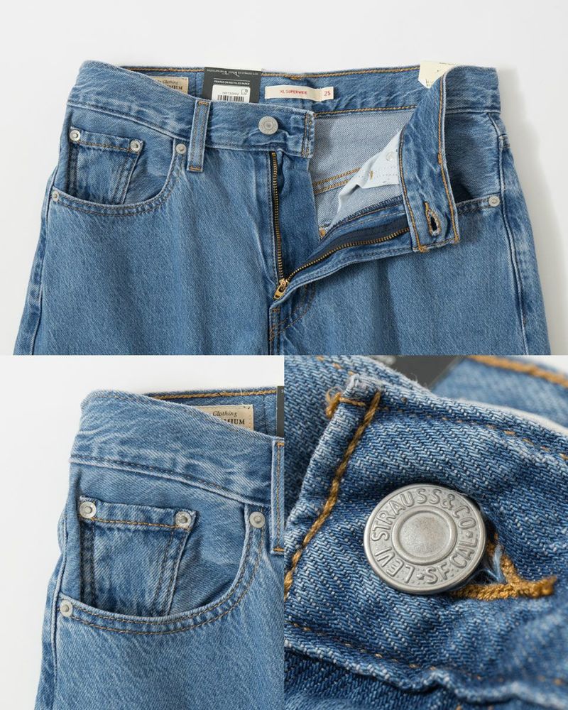 デニム・ジーパン Levi's JEANS (001T3) リーバイス XL スーパーワイド ジーンズ LEVI'S 001T3-0001