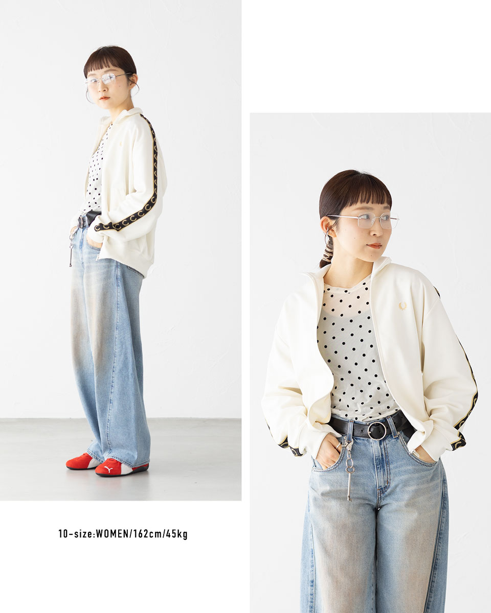 フレッドペリー テープド トラックジャケット ジャージ FRED PERRY