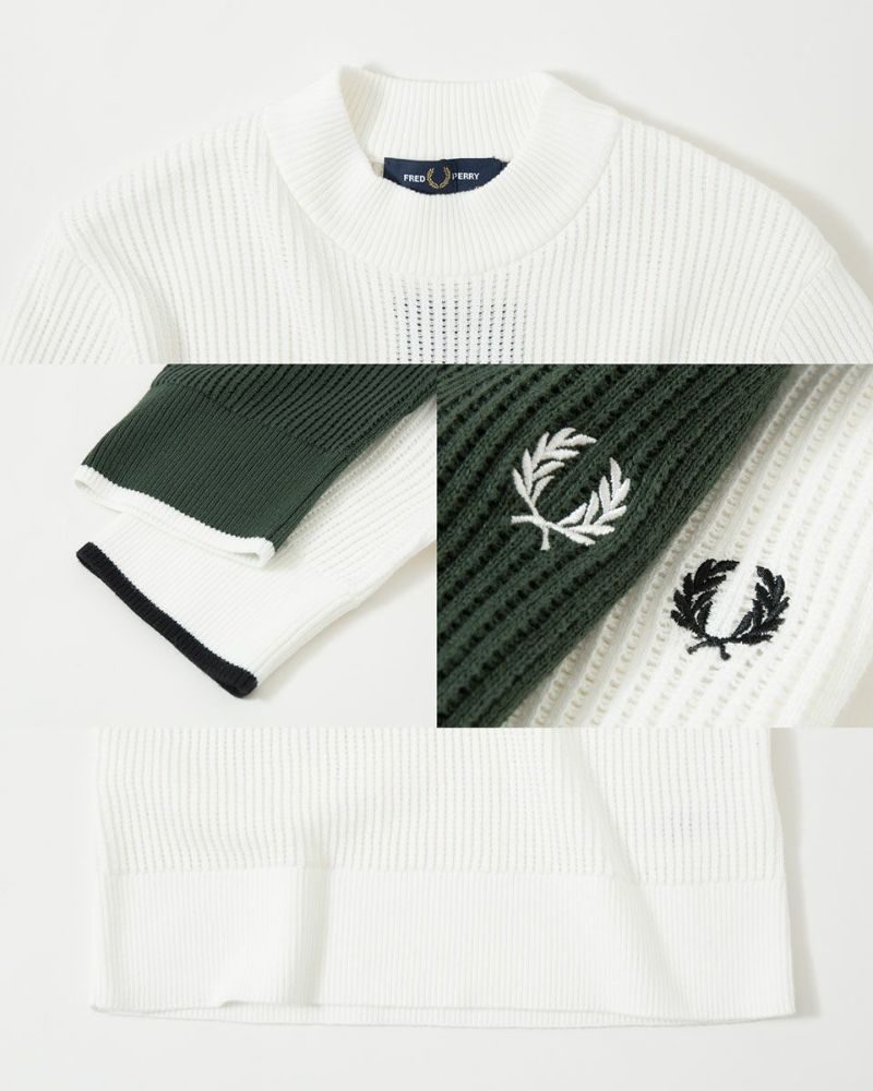 フレッドペリー メッシュ ニット Tシャツ FRED PERRY K9115