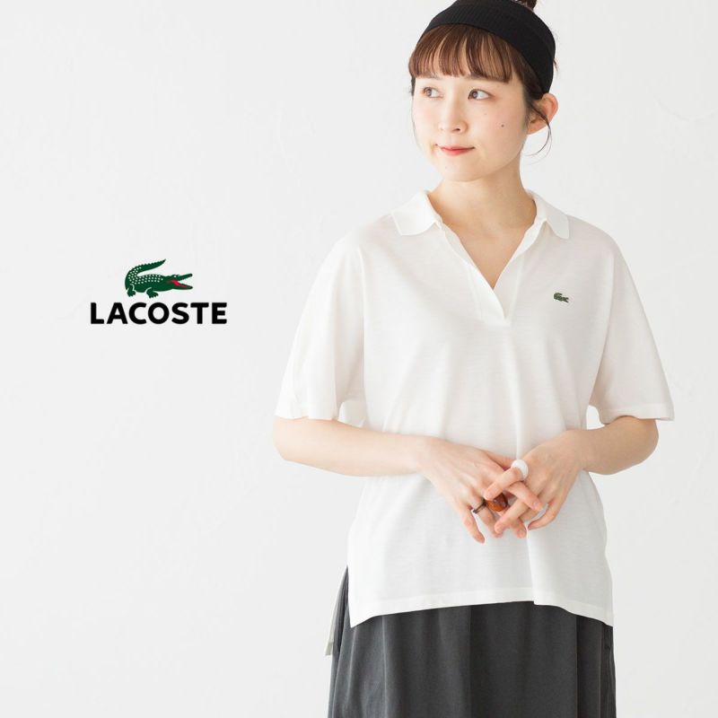 ラコステ スキッパー ネック ポロシャツ LACOSTE PF1123-10