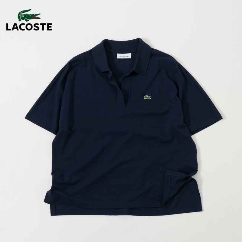 ラコステ スキッパー ネック ポロシャツ LACOSTE PF1123-10