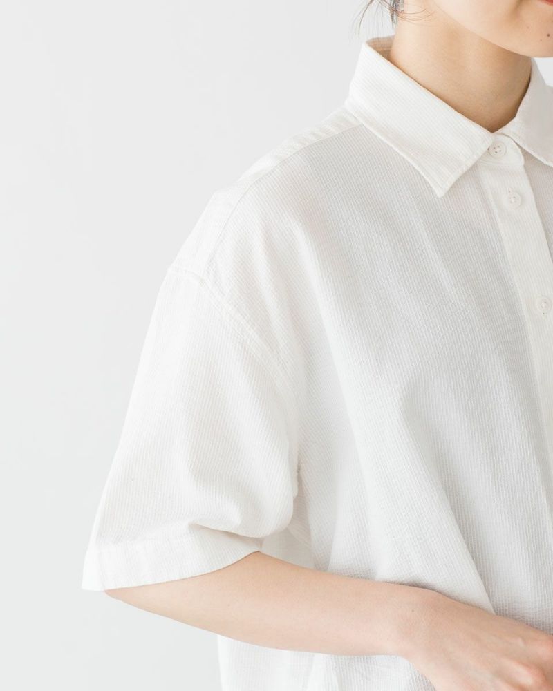 【新品未使用】フレッド ペリー クルーネックシアサッカーシャツ セール】Seersucker Shirt／シアサッカーシャツ（シャツ