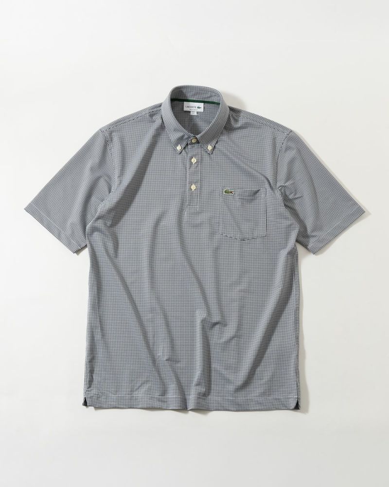 ラコステ マイクロチェック ポロシャツ LACOSTE PH6364-99