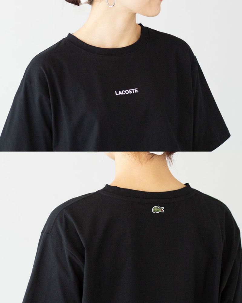 ラコステ ワイド＆ショートネームステッチ Tシャツ LACOSTE
