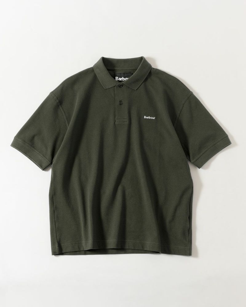 バブアー ヘクサム オーバーサイズド ポロシャツ Barbour