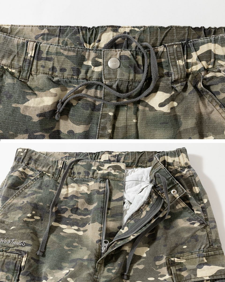 ワイルドシングス ガーメントダイ カーゴパンツ WILD THINGS 軍パン M