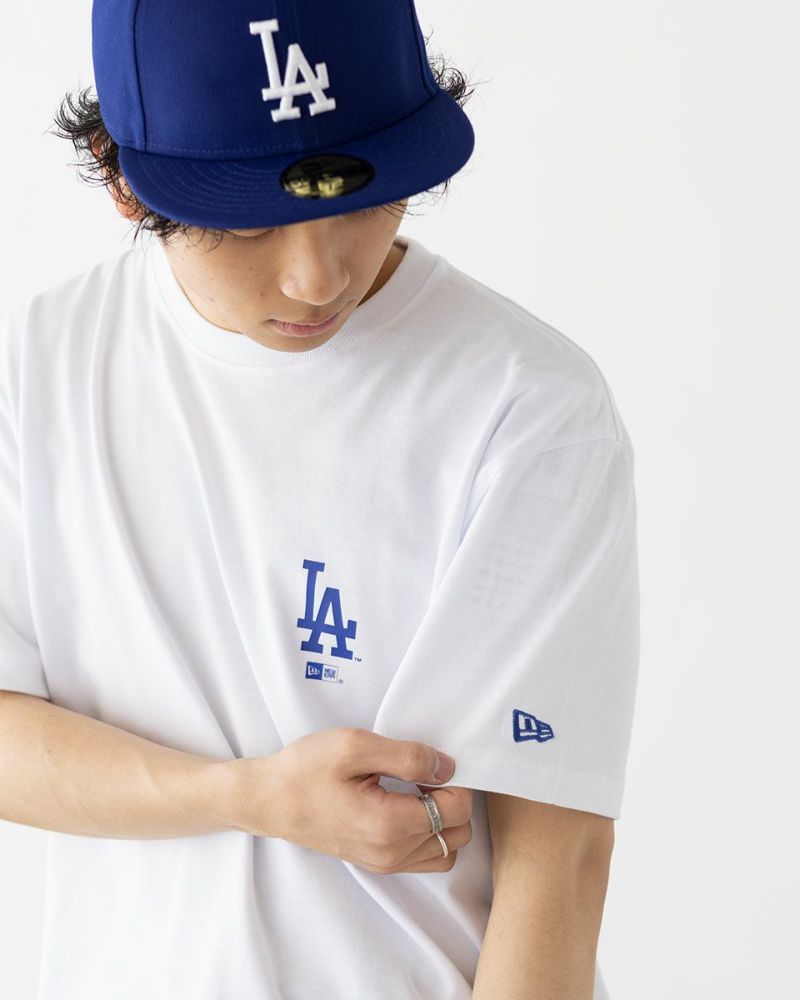 【NewEra】MLB logo tee LA ドジャース 半袖Tシャツ NEW ERA ニューエラ メンズ トップス 半袖 Tシャツ LA