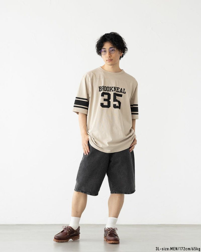 人気❤️チャンピオン★ショートスリーブモックネックシャツ【ペールサックス／Ｌ】 チャンピオン ベーシック ショートスリーブ フットボールTシャツ