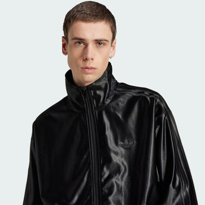【希少】adidas トラックジャケット ファイヤーバード 光沢 シルバー XL ファイヤーバード メタリックトラックトップ（ジャージ） METAL