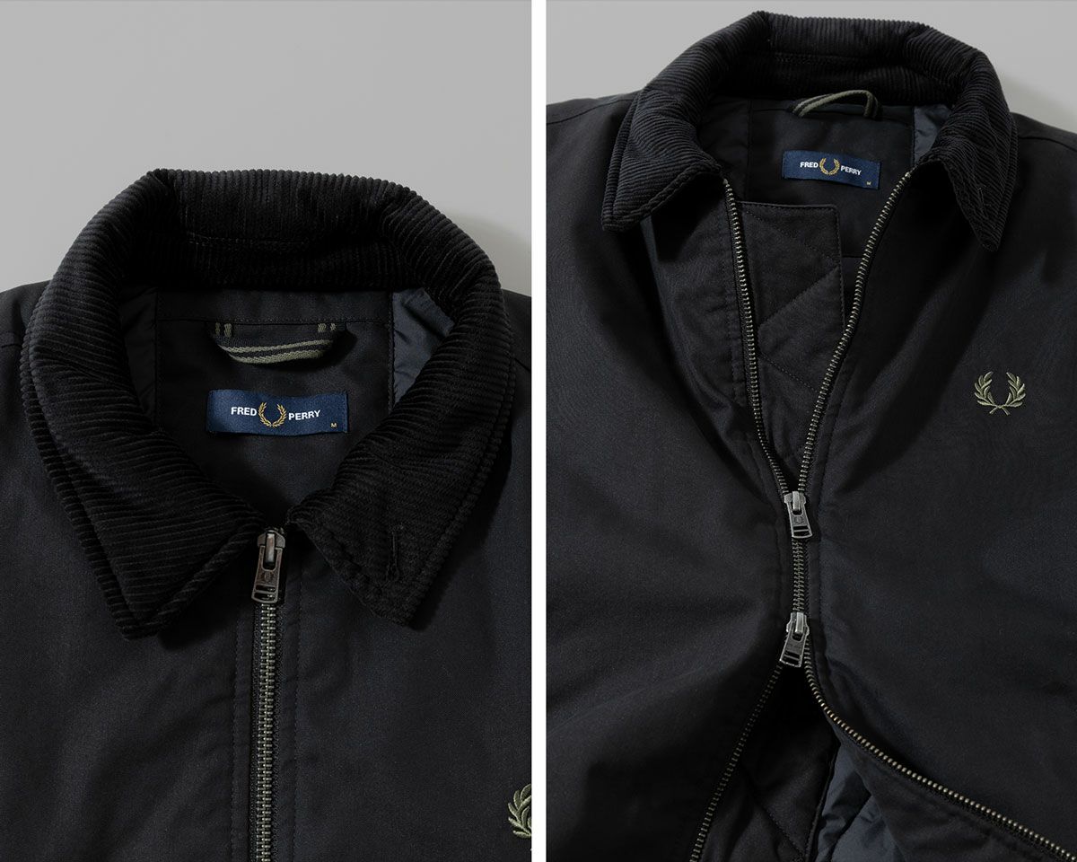 フレッドペリー　FRED PERRY ジャケット Black Watch Tartan Taped Track Jacket(M 102：BLACK): | FRED PERRY