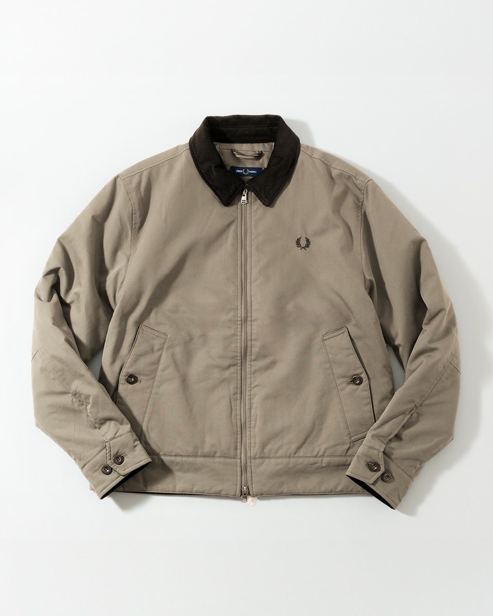 フレッドペリー FRED PERRY コットン カバン ジャケット J8535 中綿