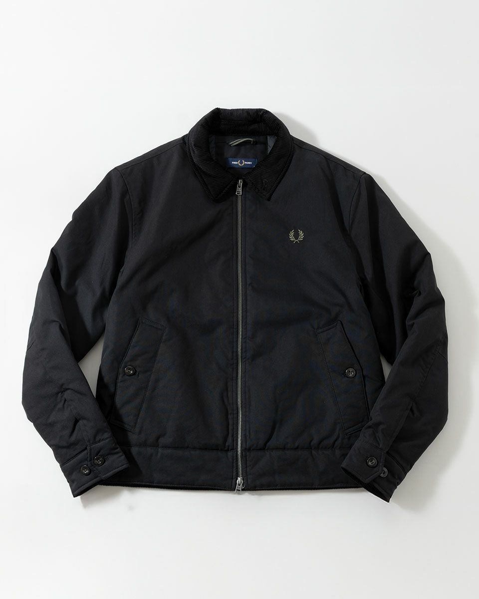 フレッドペリー FRED PERRY コットン カバン ジャケット J8535 中綿