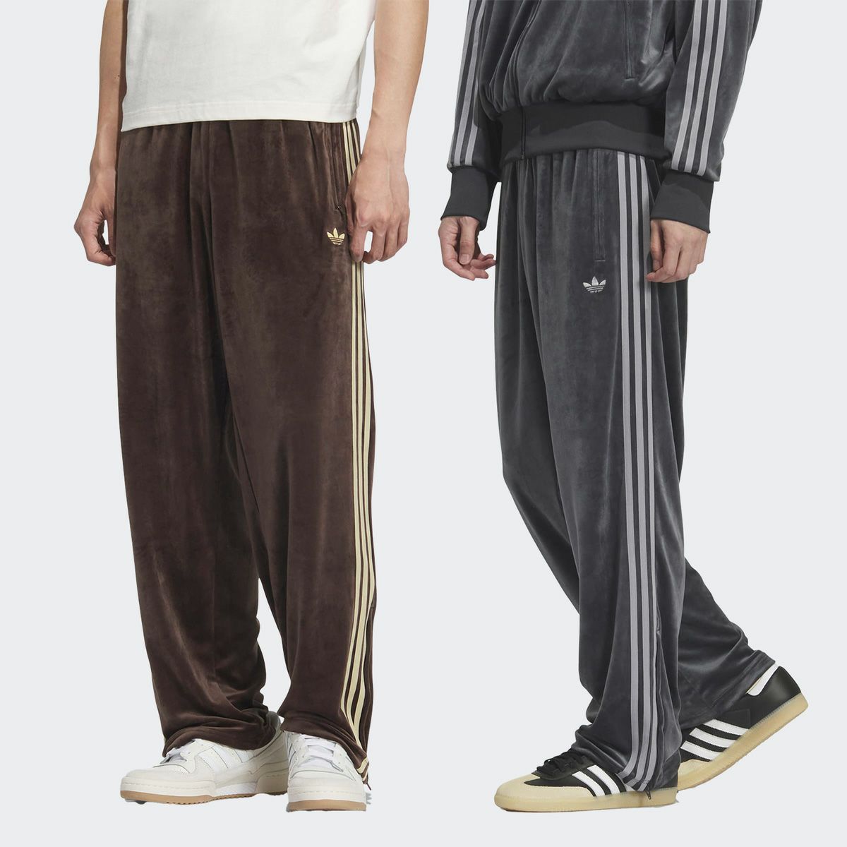 アディダス ベロア ジャージ ファイヤーバード トラックパンツ adidas