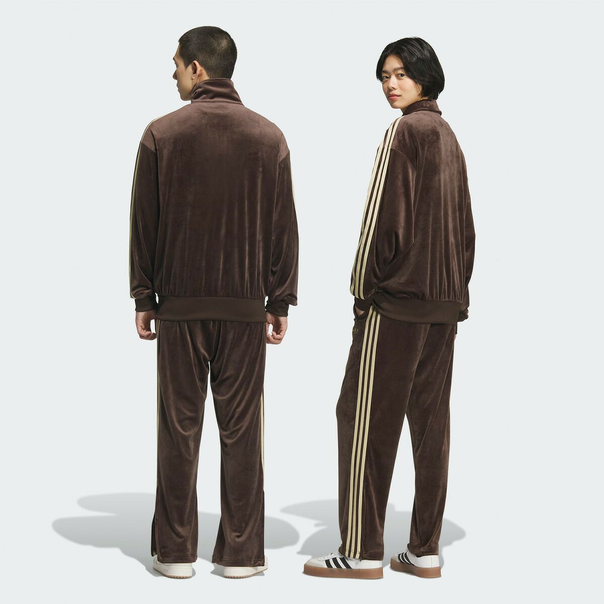 アディダス ベロア ジャージ ファイヤーバード トラックパンツ adidas