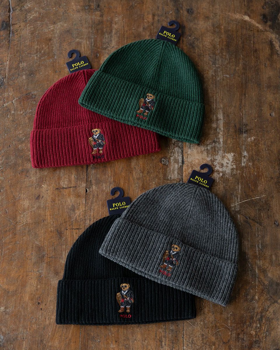 ポロベア ニット帽 POLO RalphLauren ホリデー ベアー ビーニー PC1454